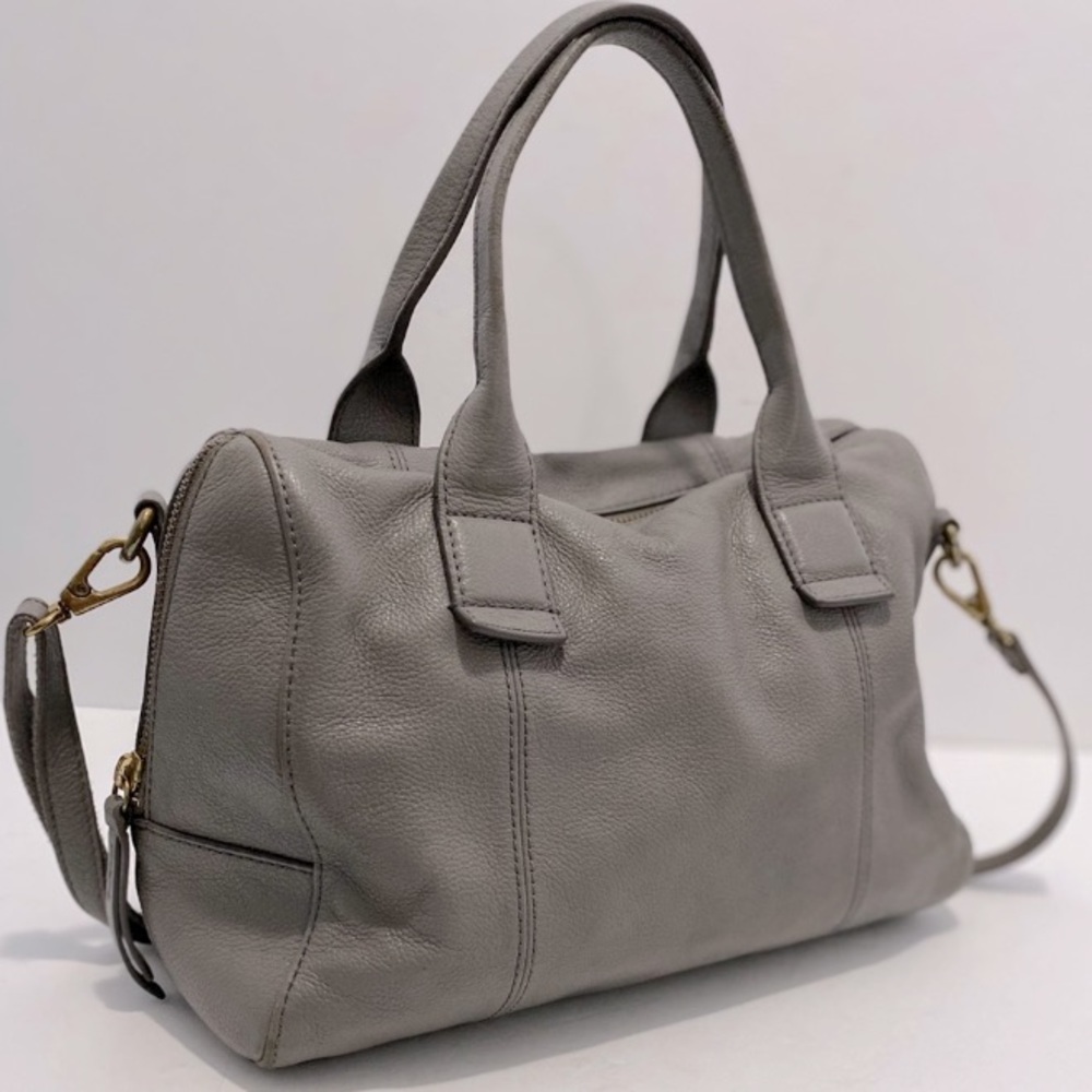 FOSSIL Crossbody Hobo Light Grey Bag Size W11’XH9.5’XD4.5’